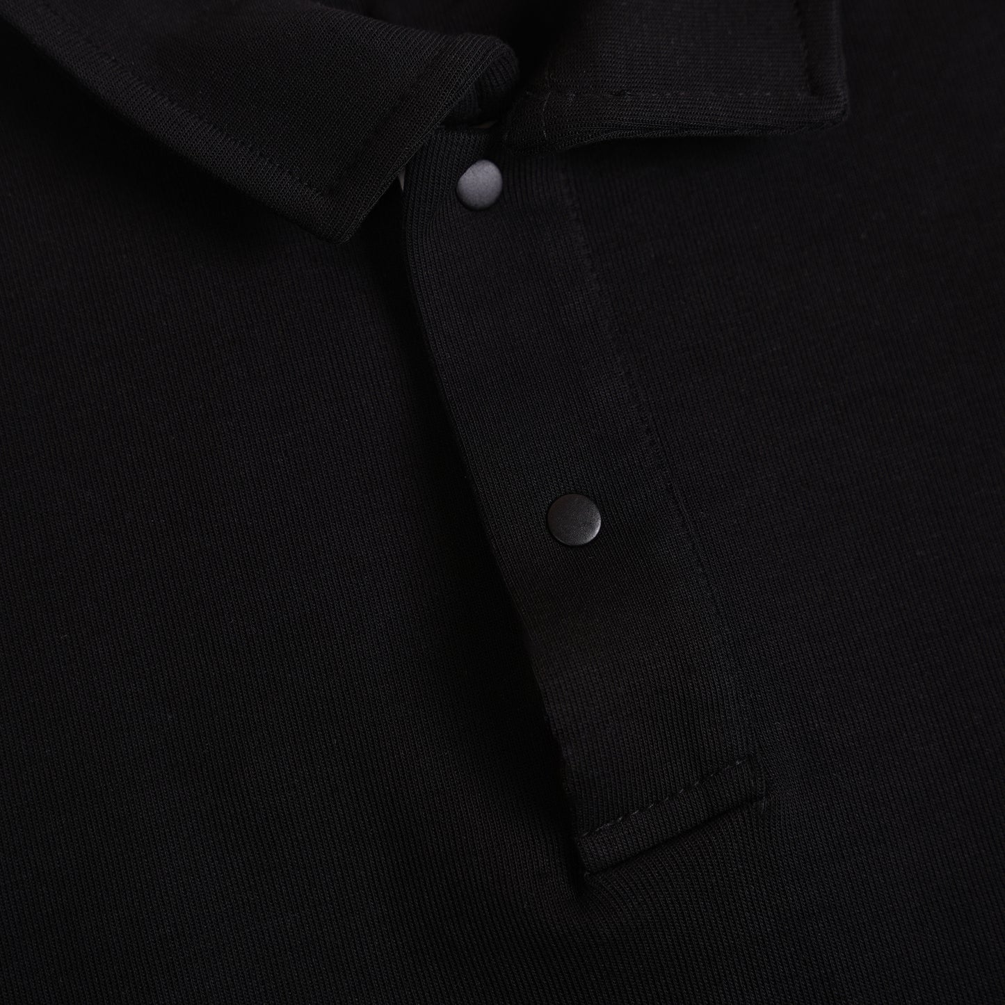 Polo CLEEVER Noir à Bandes Blanches