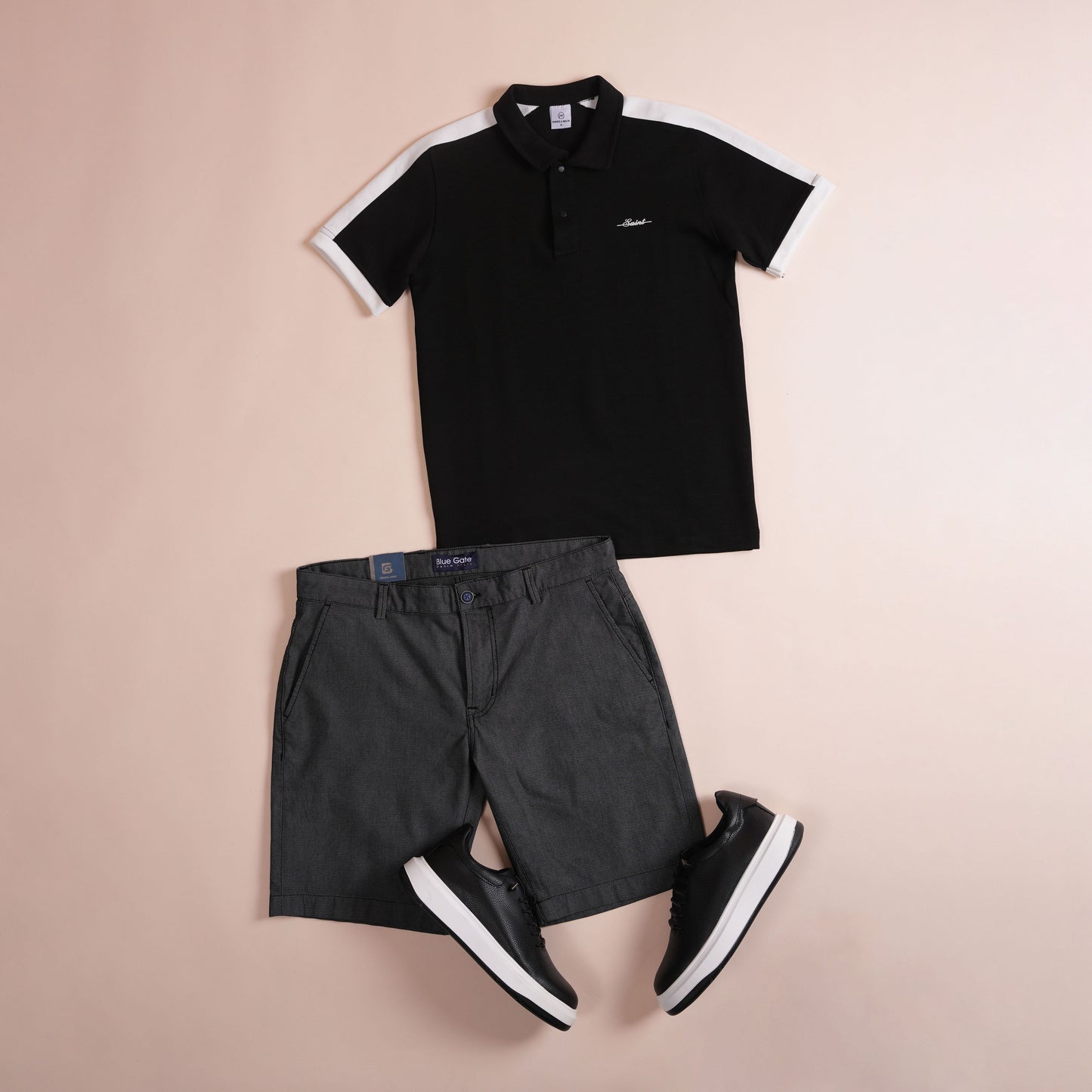 Short CLEEVER Chino Gris Foncé