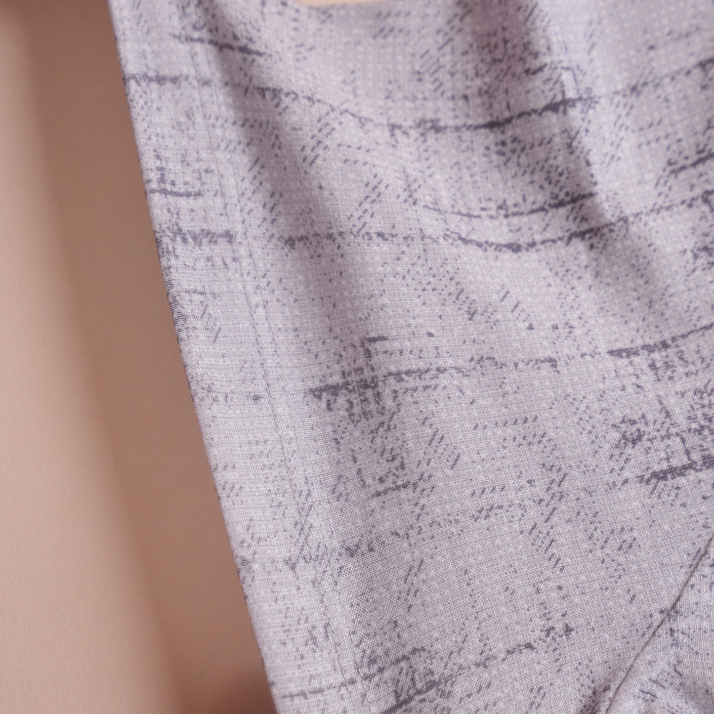 Polo CLEEVER Gris Clair Motif Abstrait