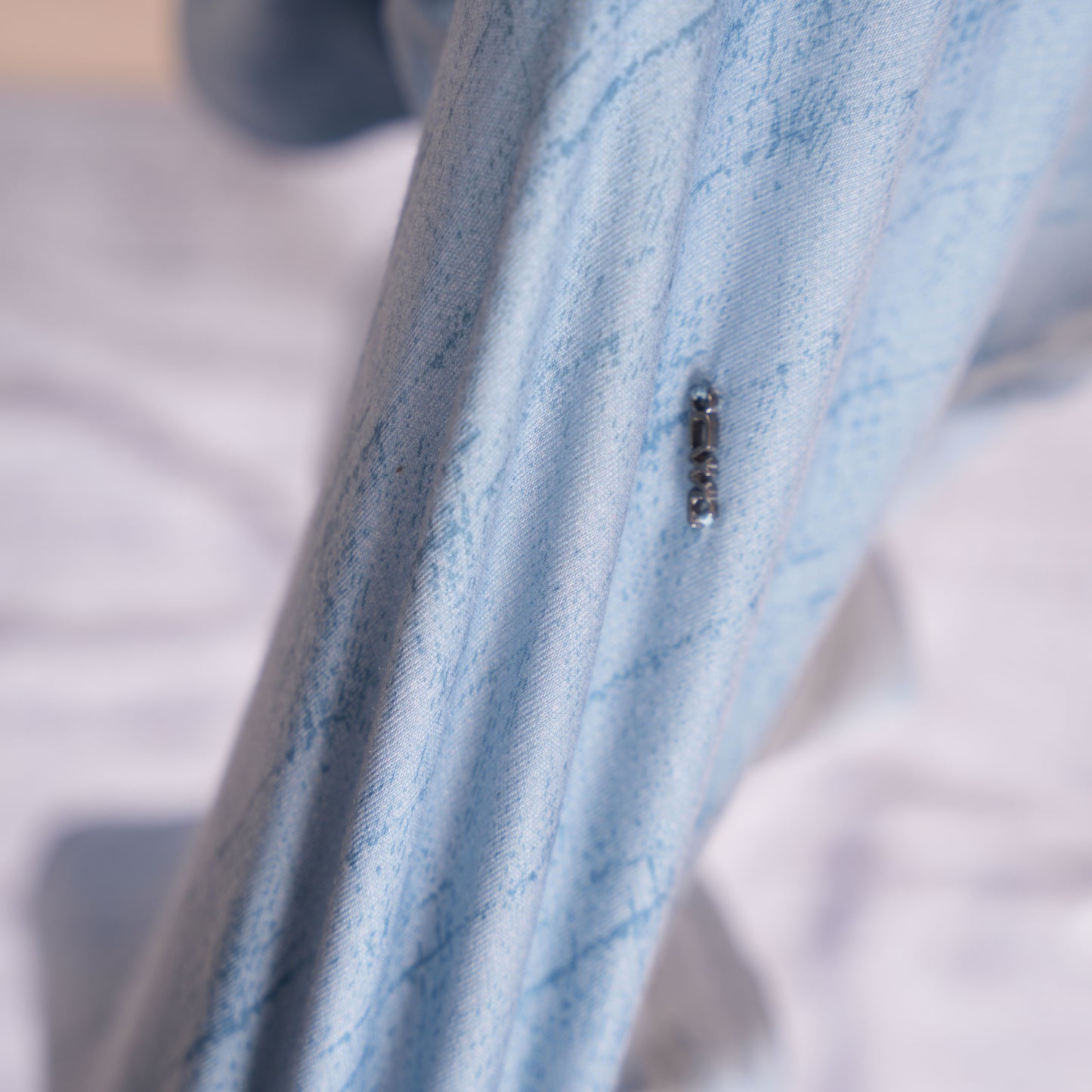Polo CLEEVER Bleu Ciel Motif