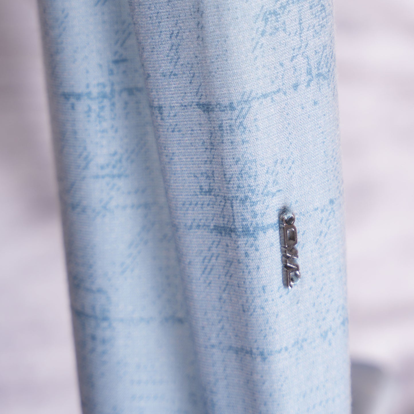 Polo CLEEVER Bleu Ciel Motif
