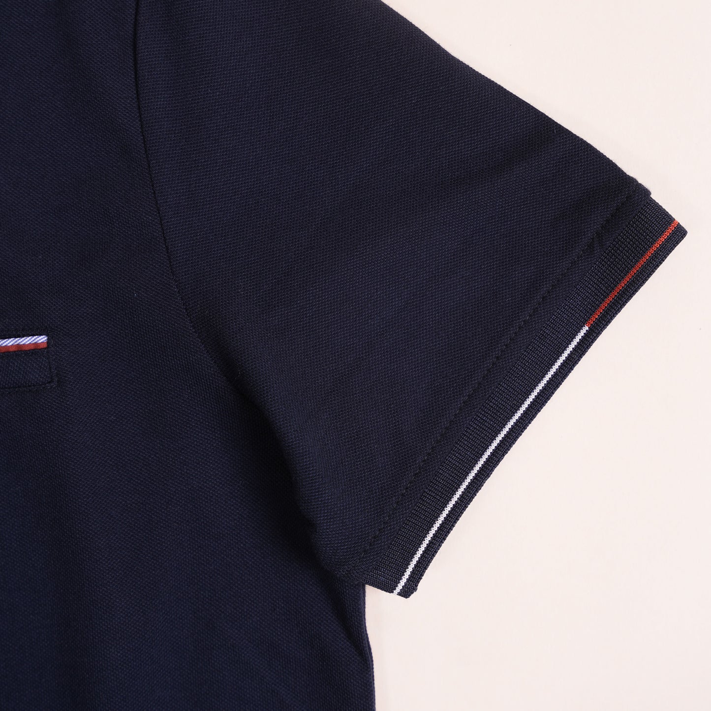 Polo CLEEVER Bleu Marine à Poche