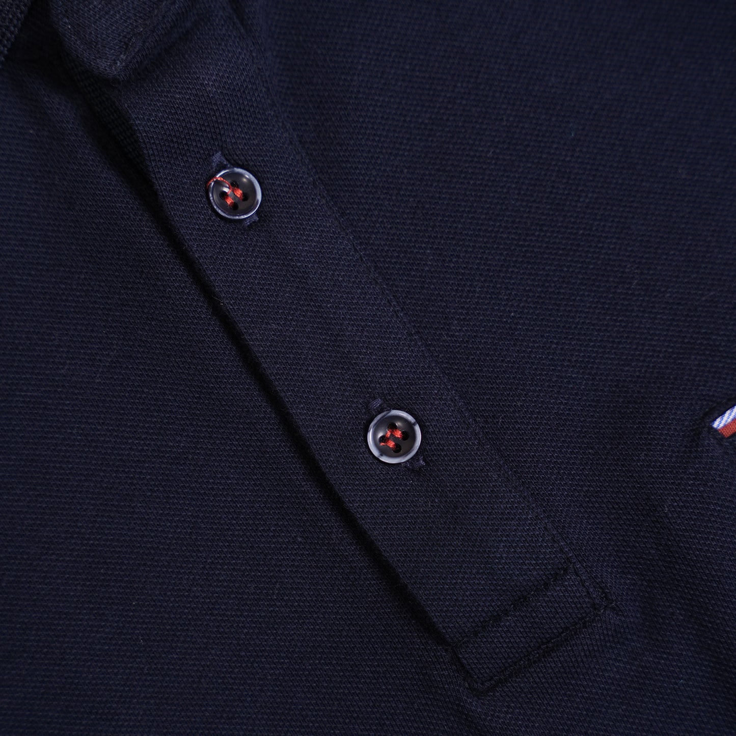 Polo CLEEVER Bleu Marine à Poche