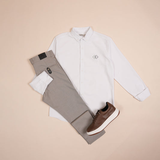 Pantalon CLEEVER Maco Beige