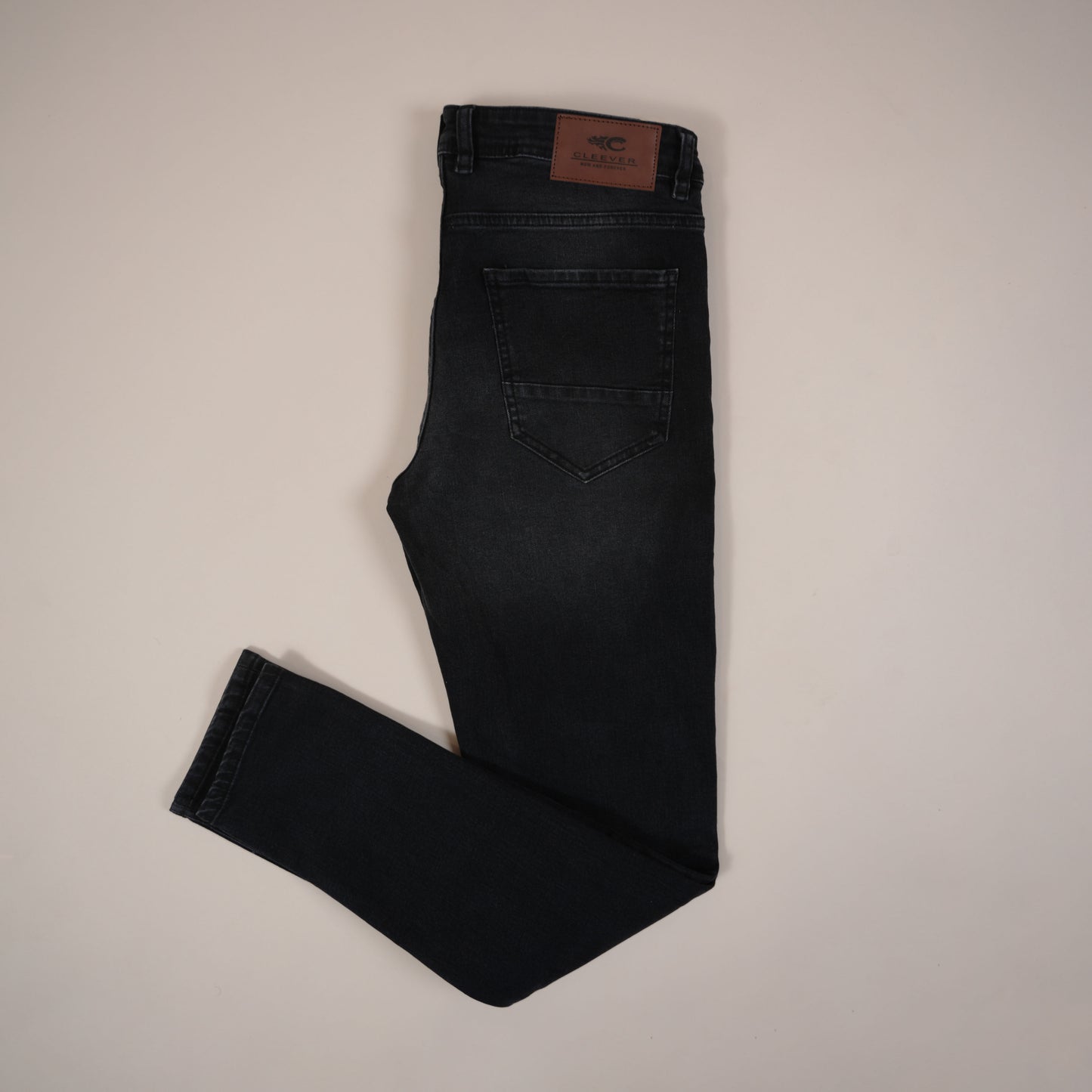 Pantalon CLEEVER en Jean gris foncé