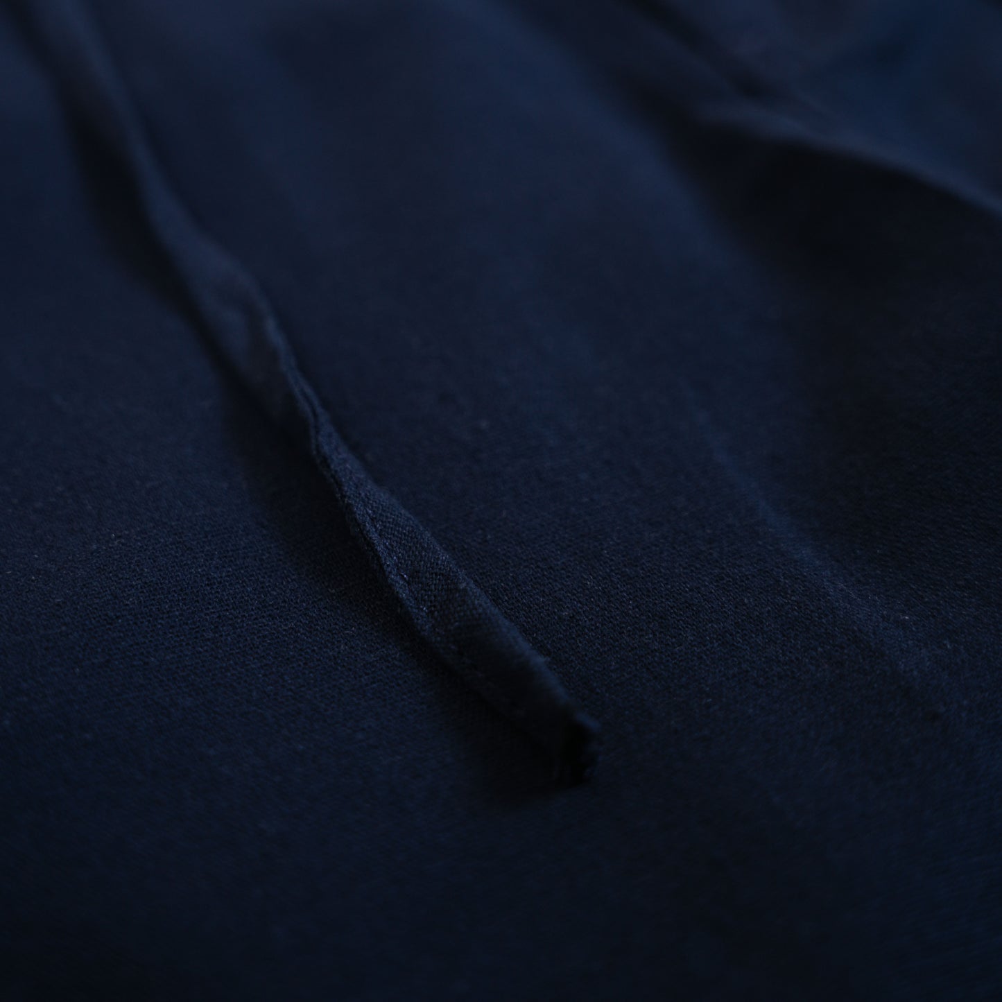 Pantalon en lin bleu marine
