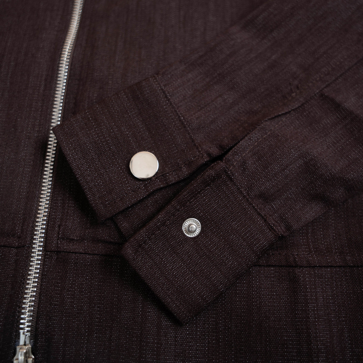 Veste Denim Zippée