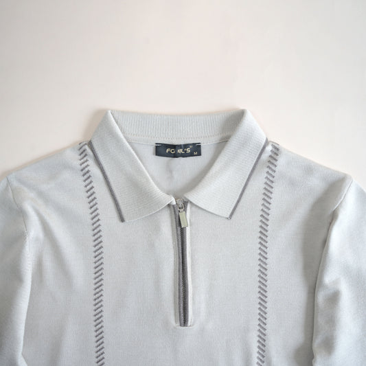 Polo avec fermeture zip