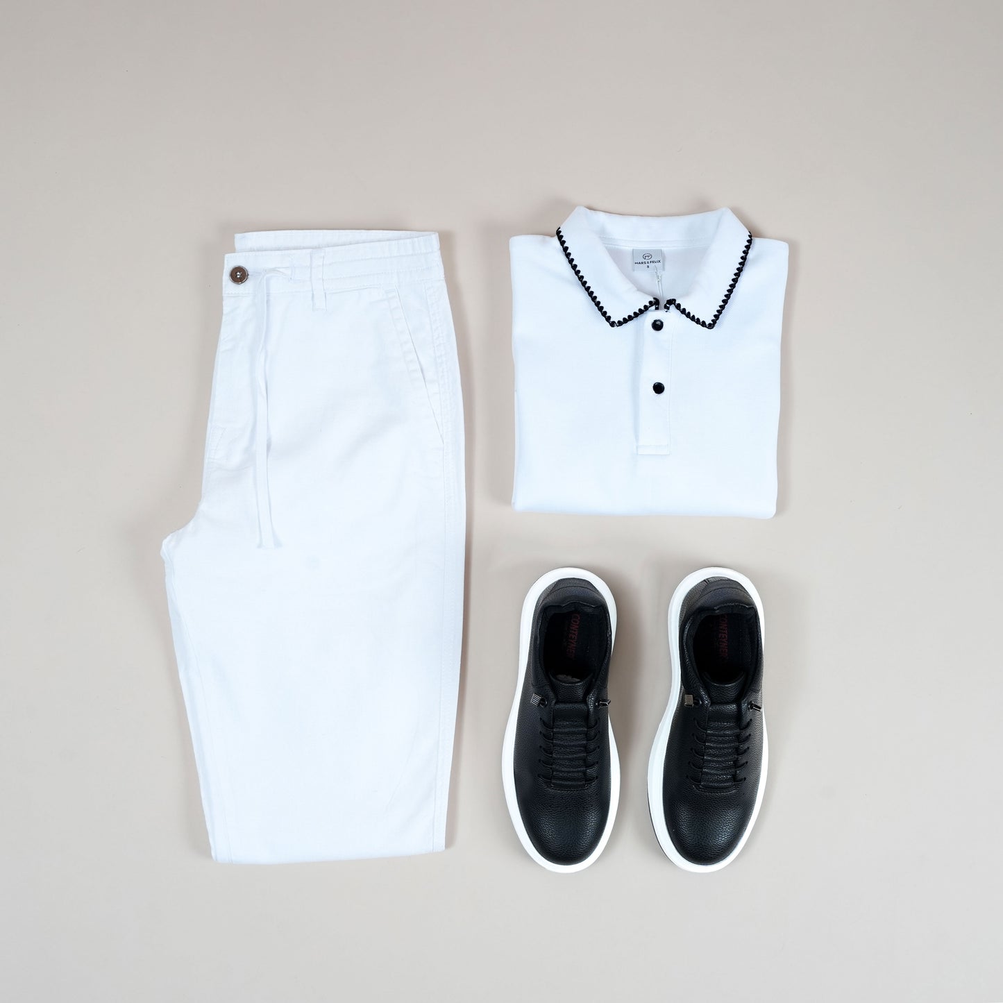 Polo blanc CLEEVER