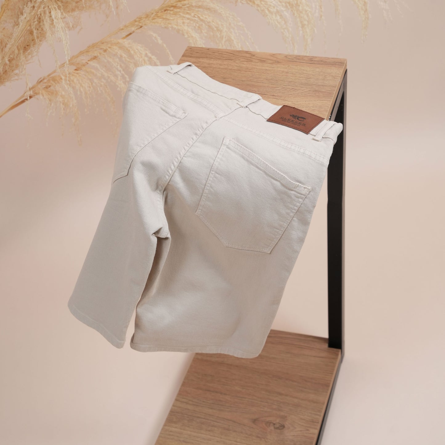 Short Cleever en denim Beige