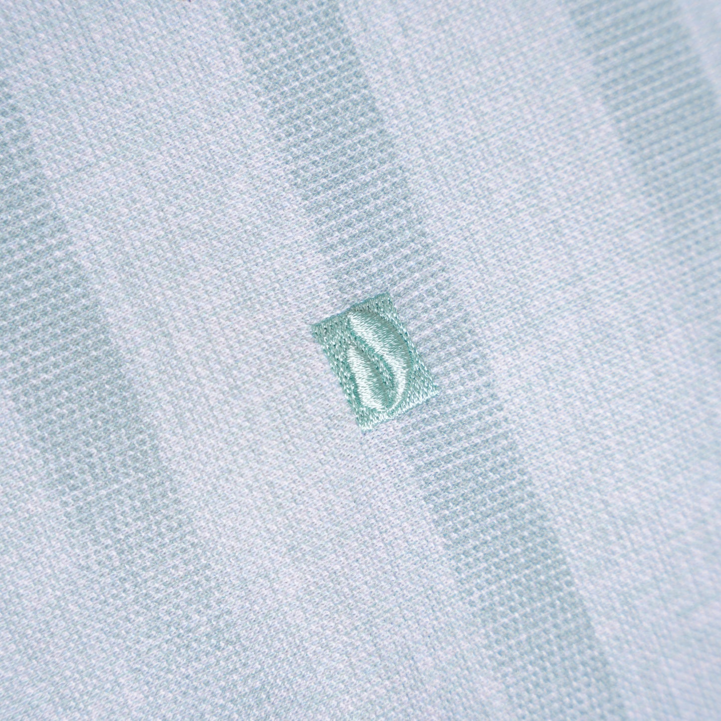 Polo Vert Clair Rayé