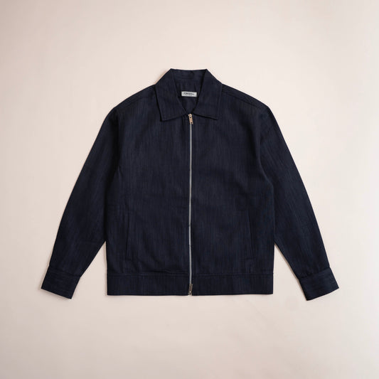 Veste Denim Zippée