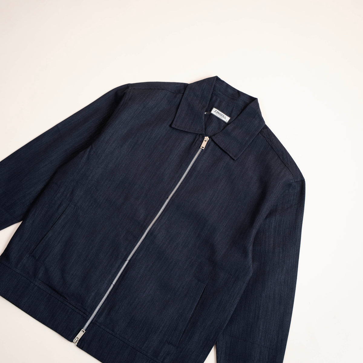 Veste Denim Zippée
