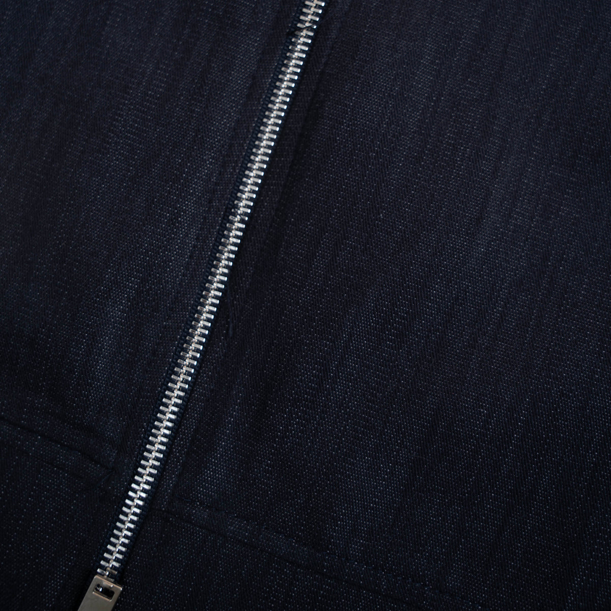 Veste Denim Zippée