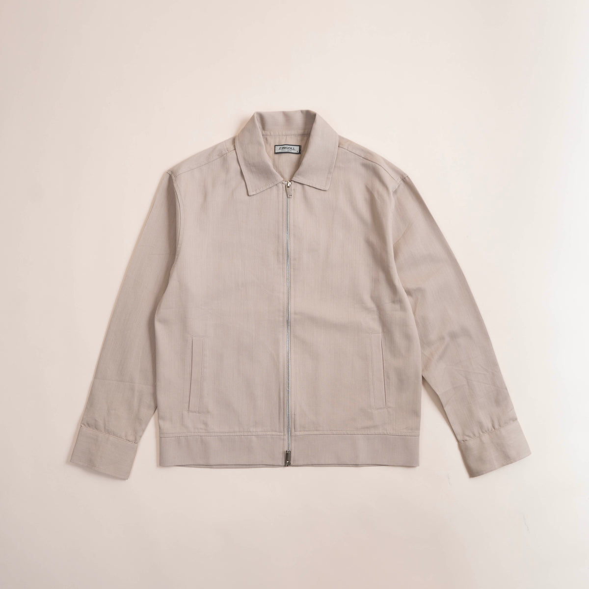 Veste Denim Zippée
