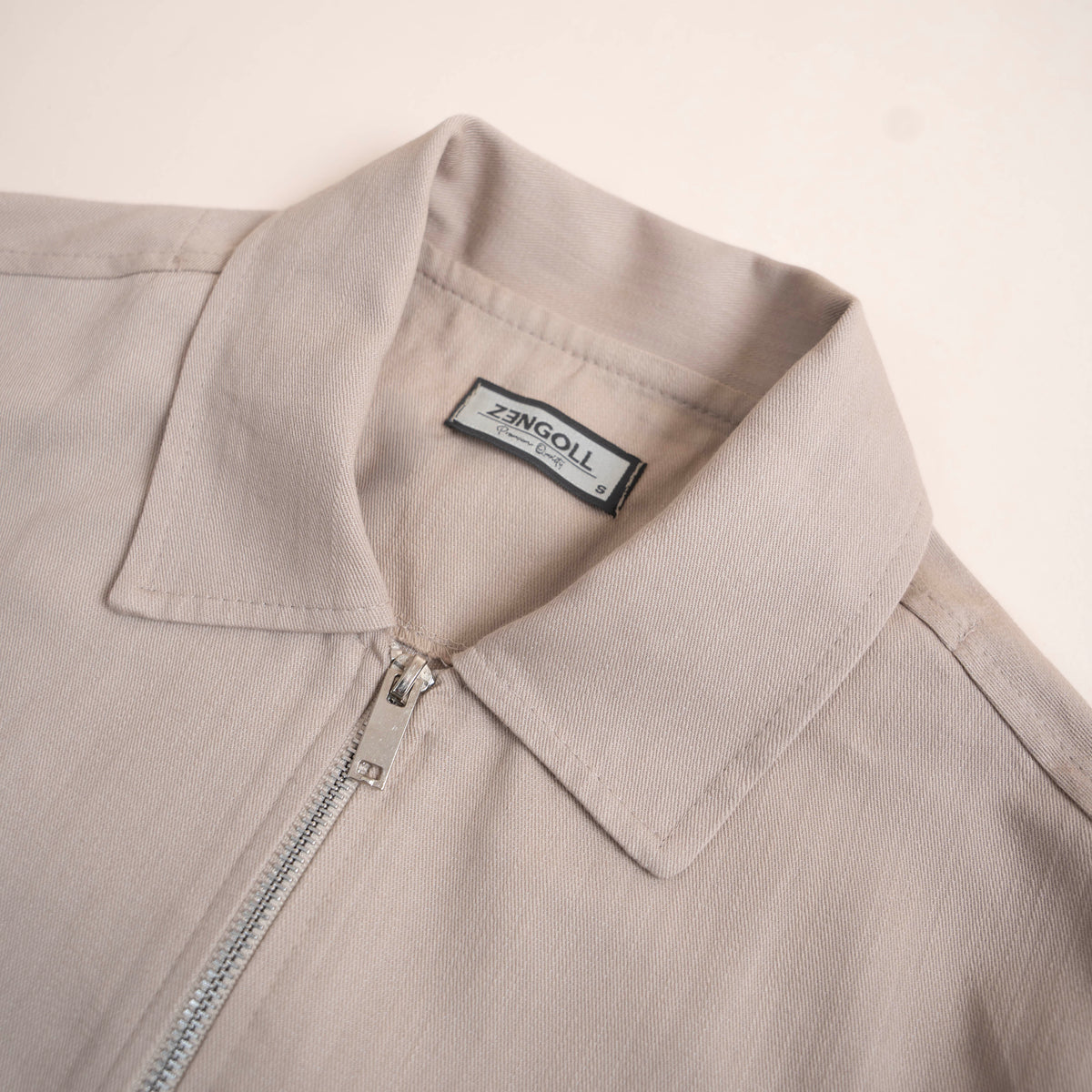 Veste Denim Zippée