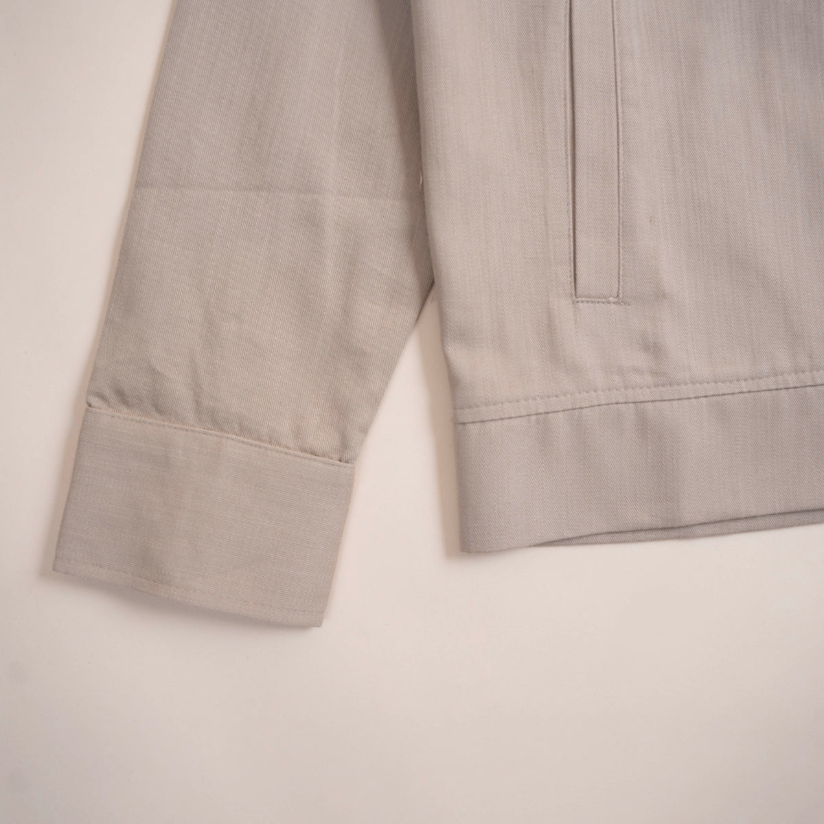 Veste Denim Zippée