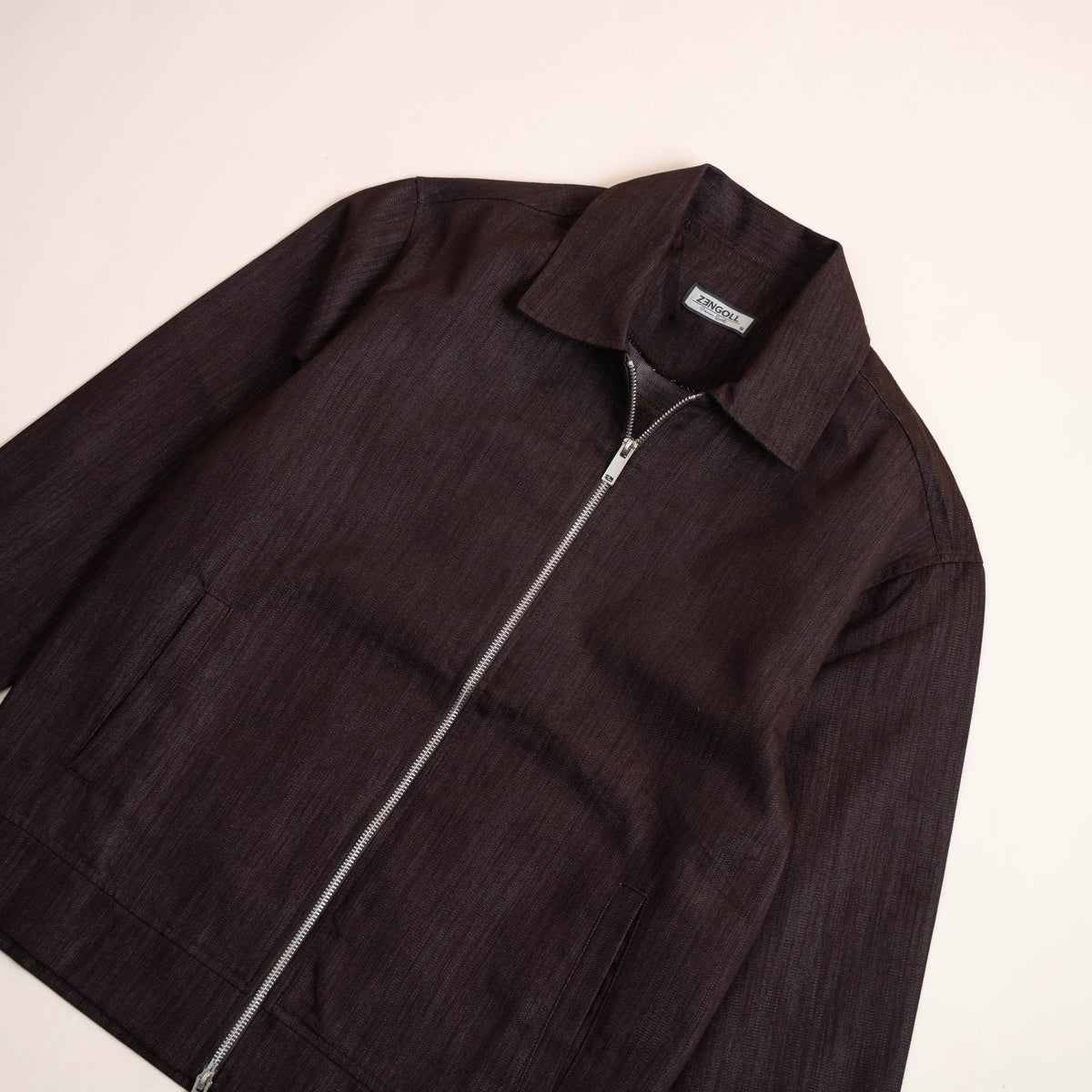 Veste Denim Zippée