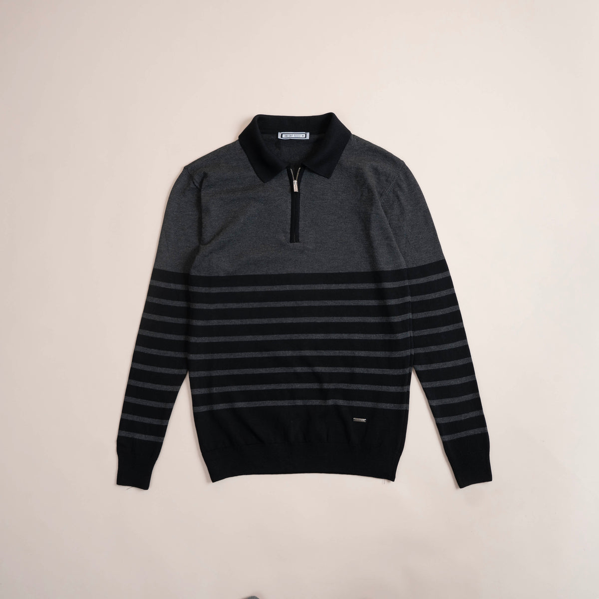 Pull Polo à Rayures