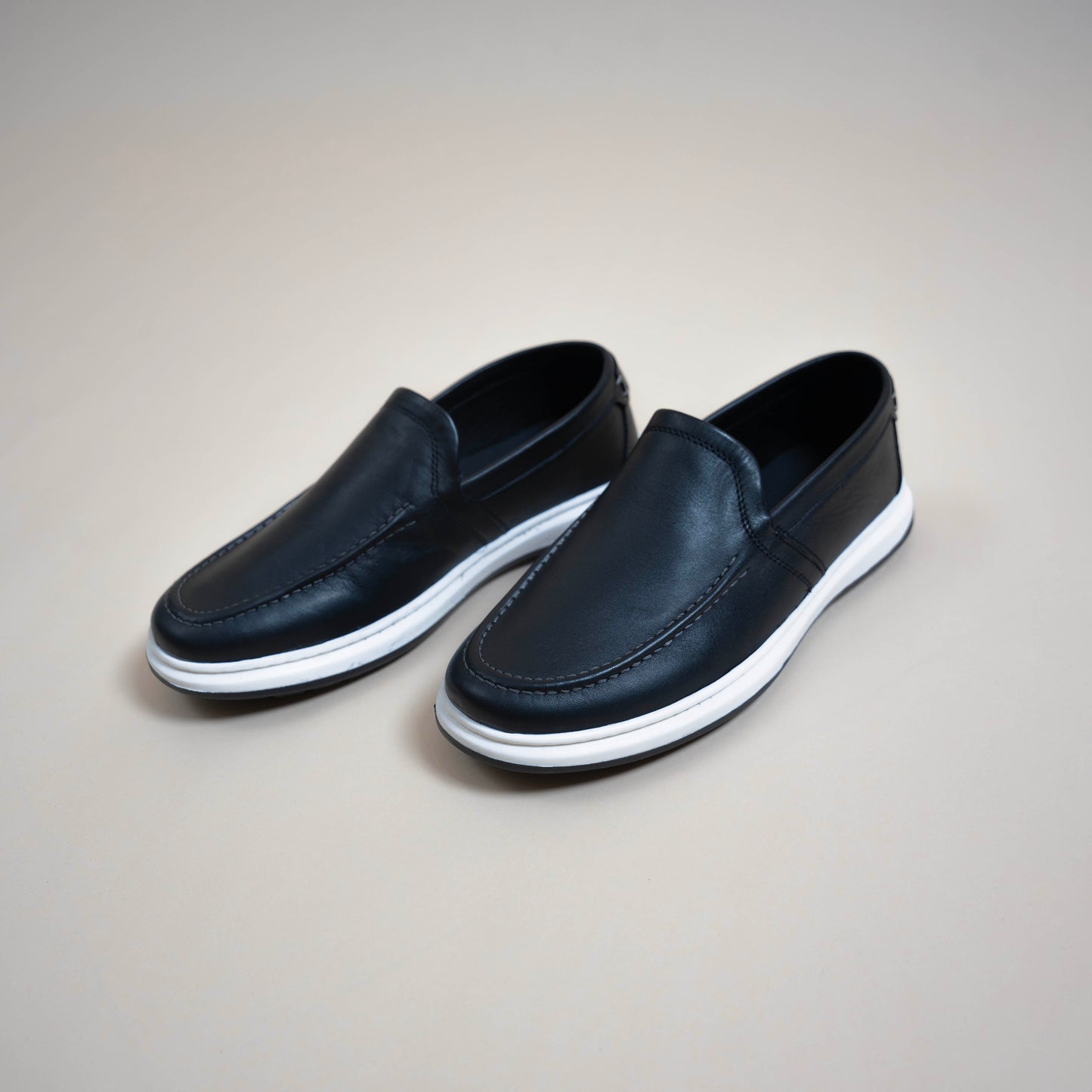 Mocassin Slip-On Semelle Contrastée