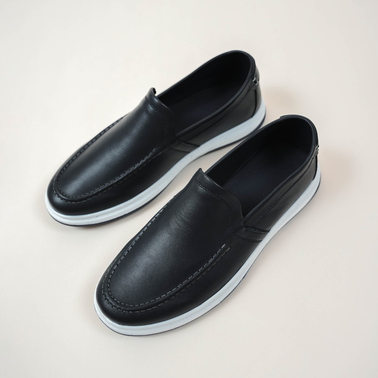 Mocassin Slip-On Semelle Contrastée