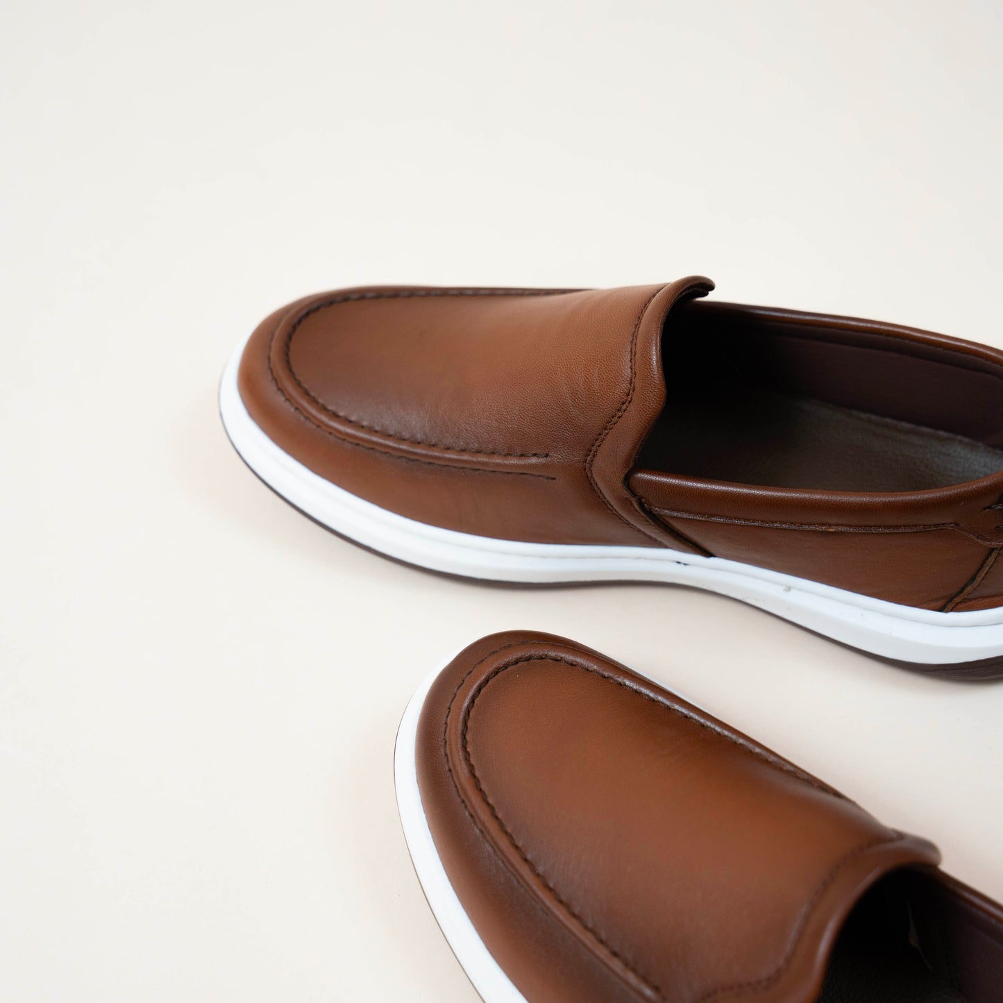 Mocassin Slip-On Semelle Contrastée