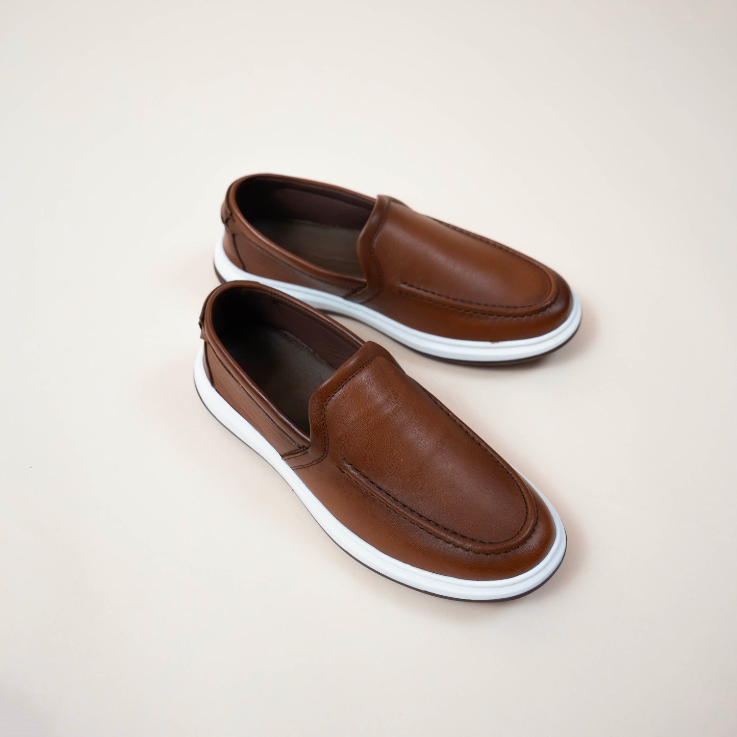 Mocassin Slip-On Semelle Contrastée