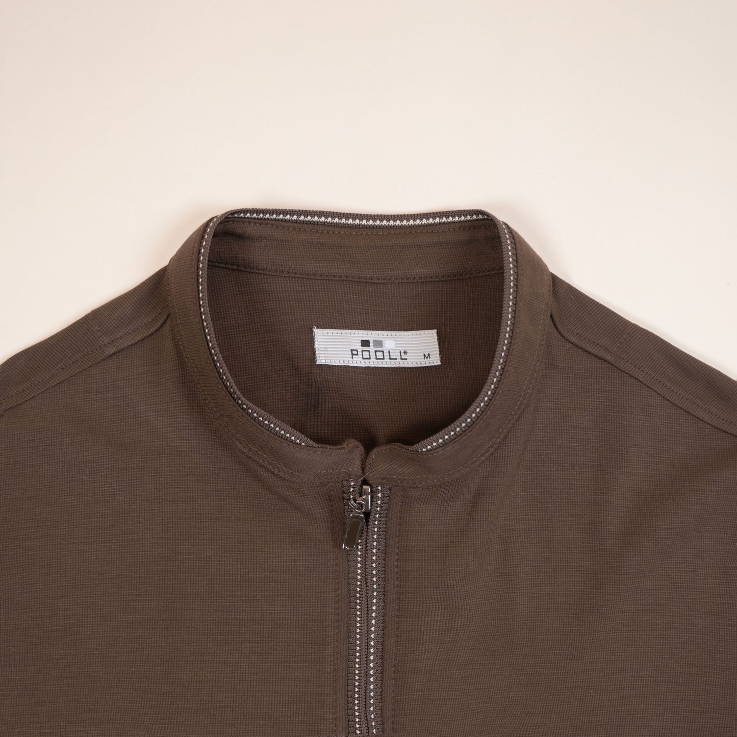 Polo Texturé à Zip