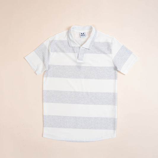 Polo Rayures Contrastées