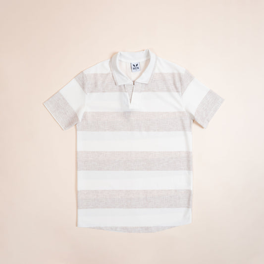 Polo Rayures Contrastées