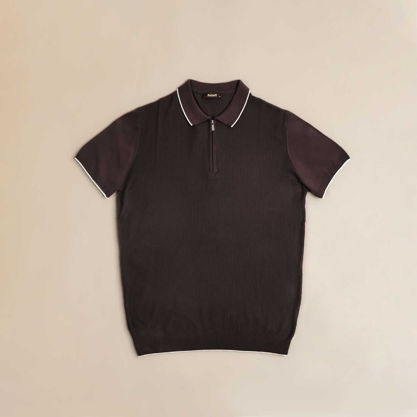 Polo Maille Zippé Signature