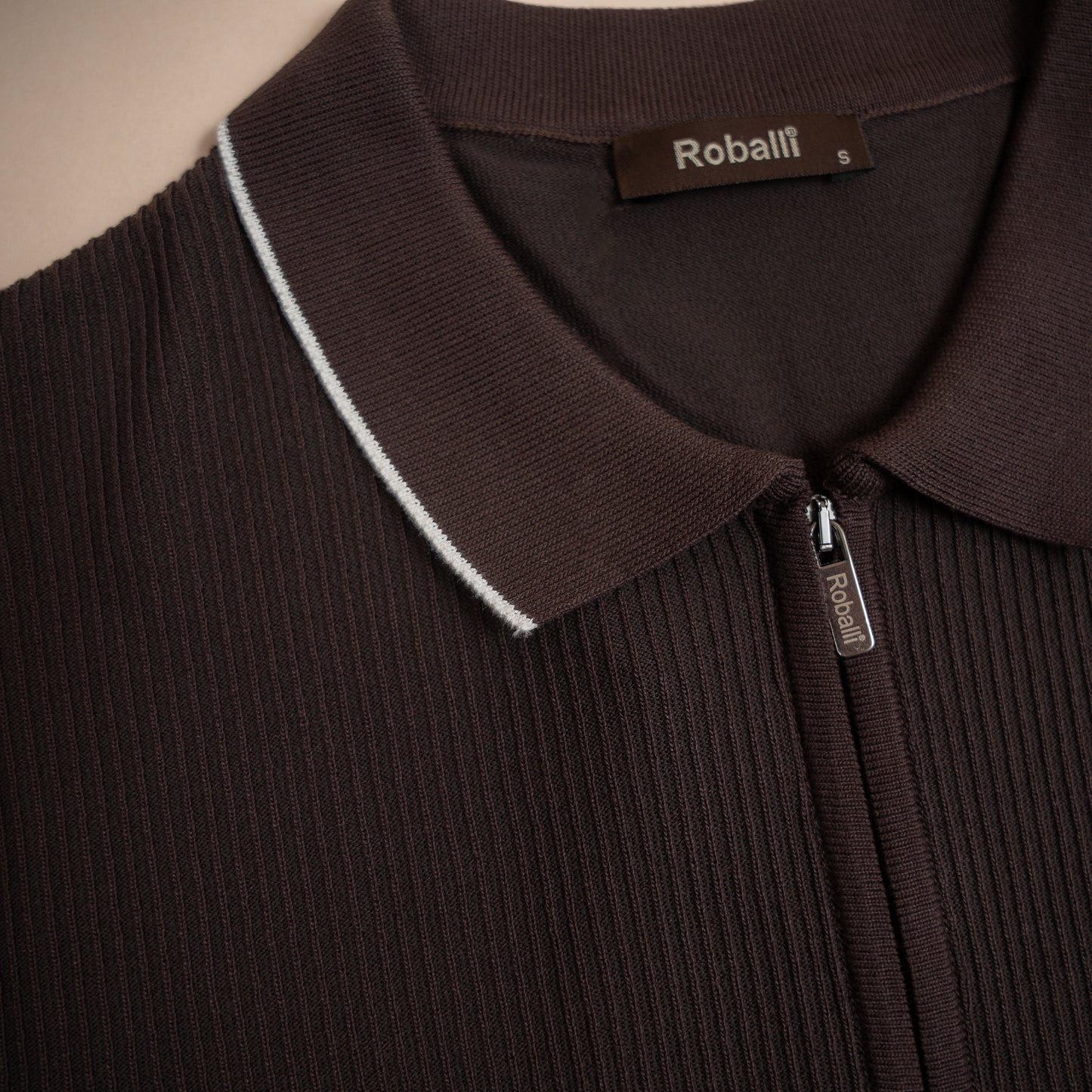 Polo Maille Zippé Signature