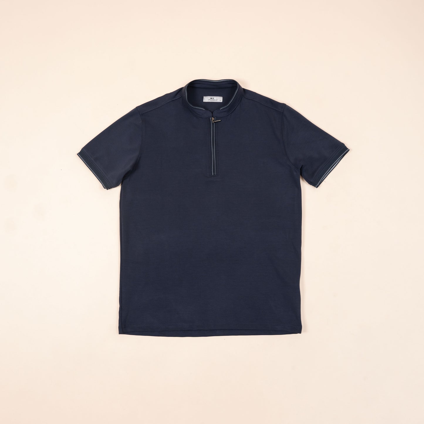 Polo Texturé à Zip
