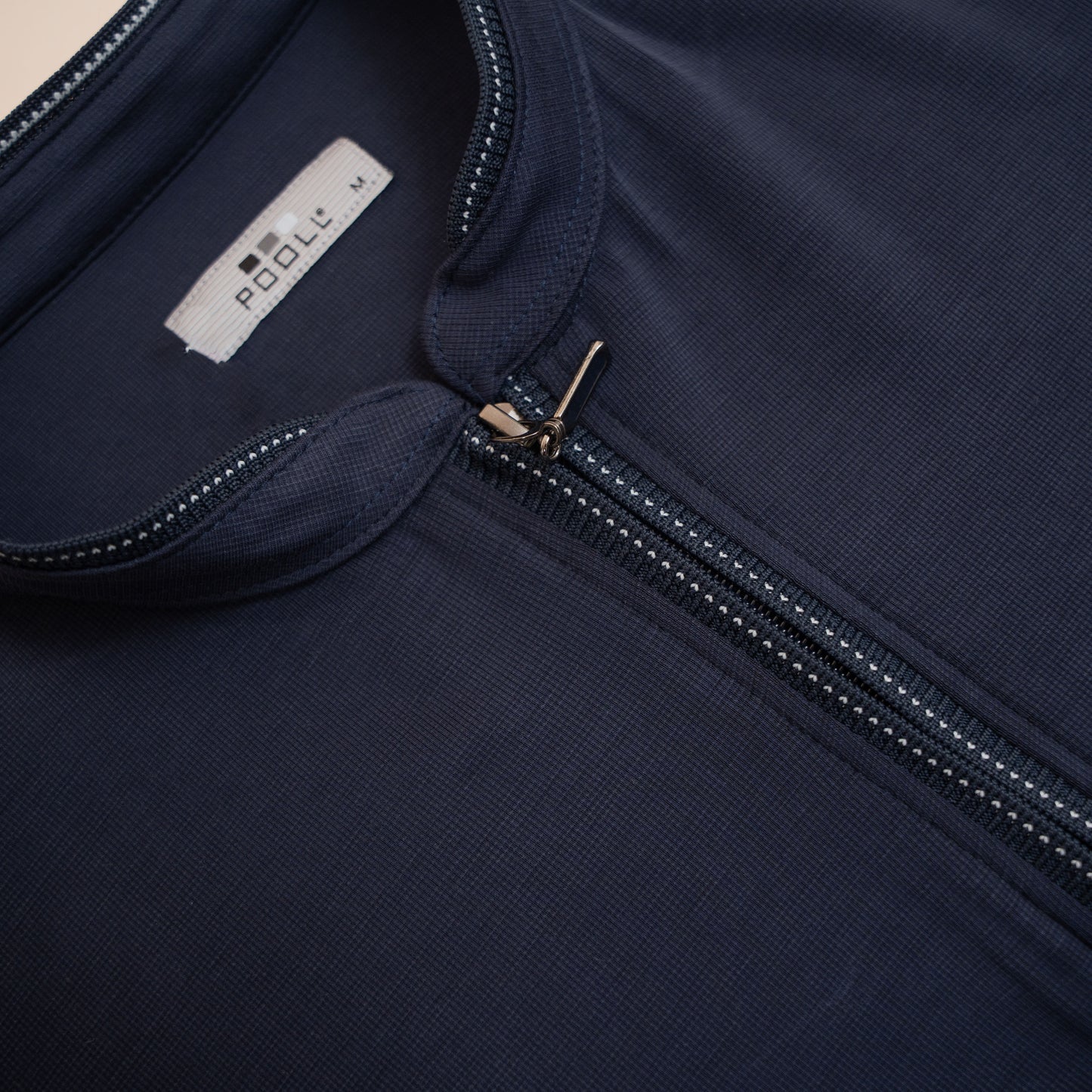Polo Texturé à Zip