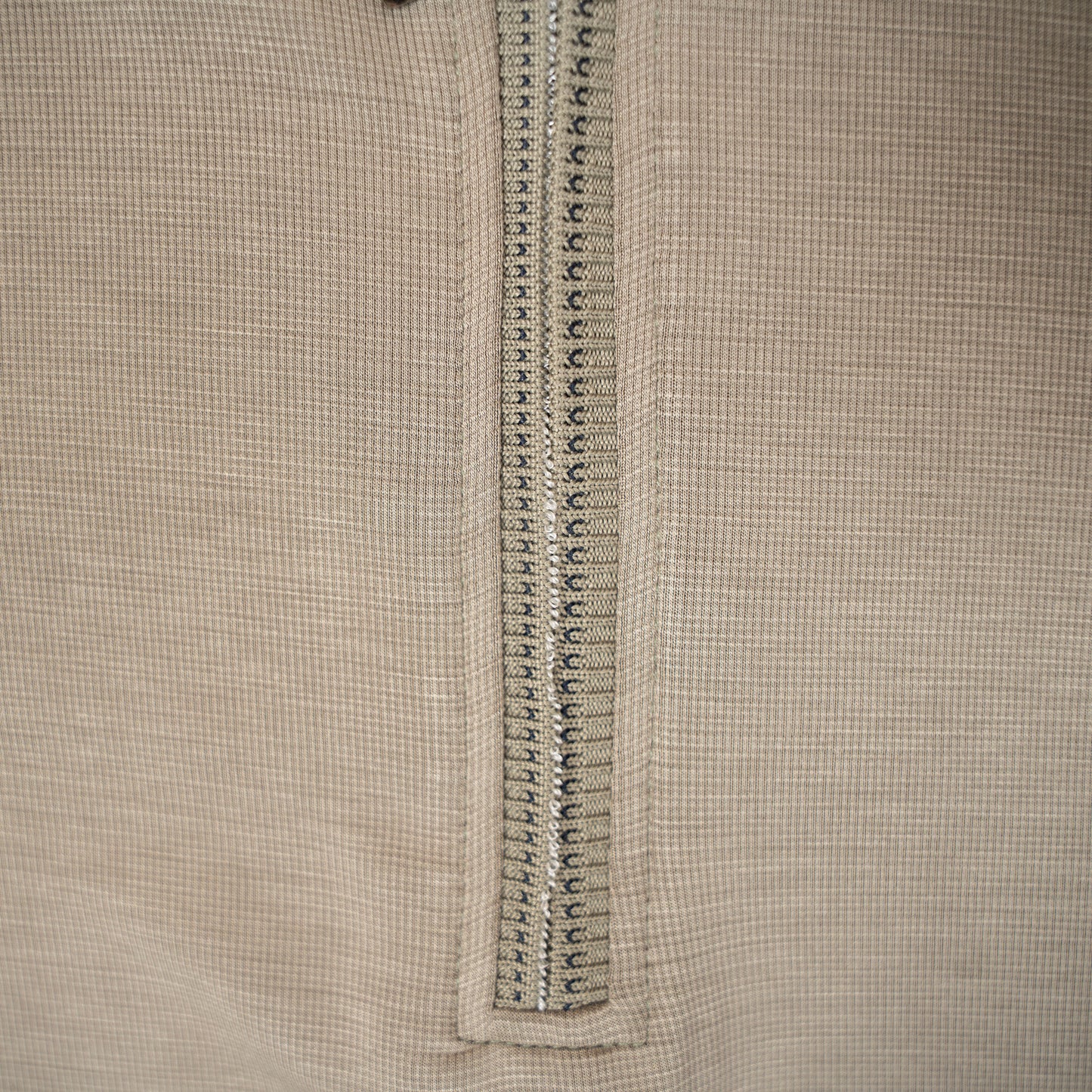 Polo Texturé à Zip