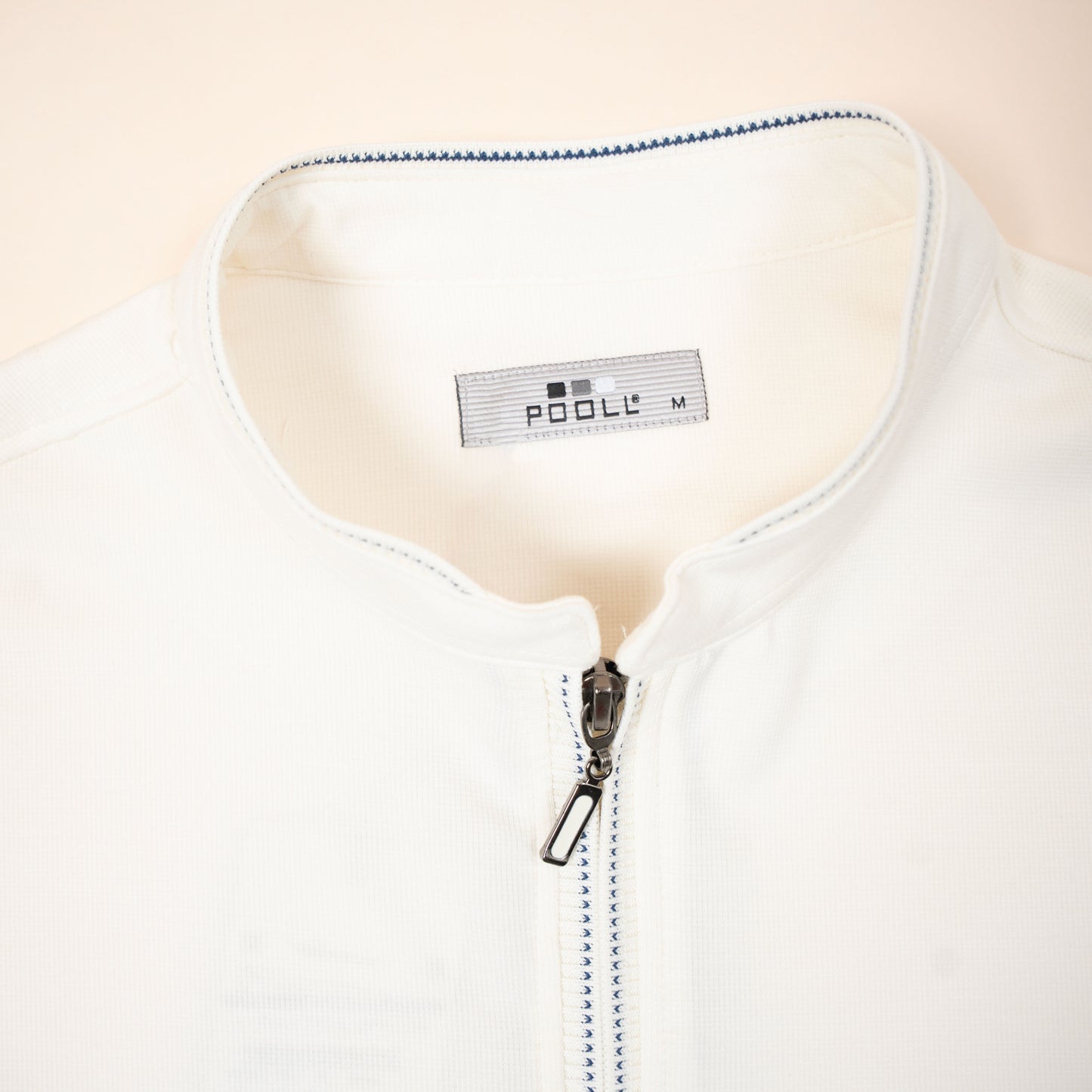 Polo Texturé à Zip