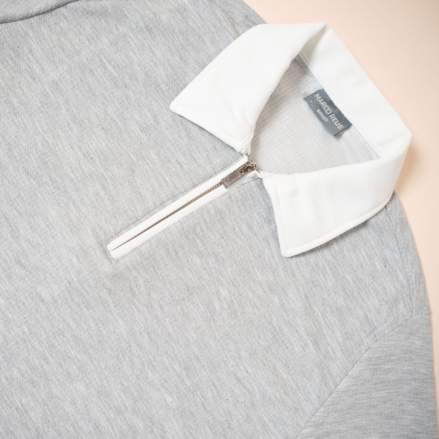 Polo Maille Texturée Zippé