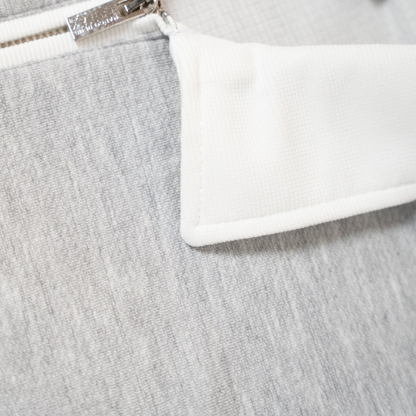 Polo Maille Texturée Zippé