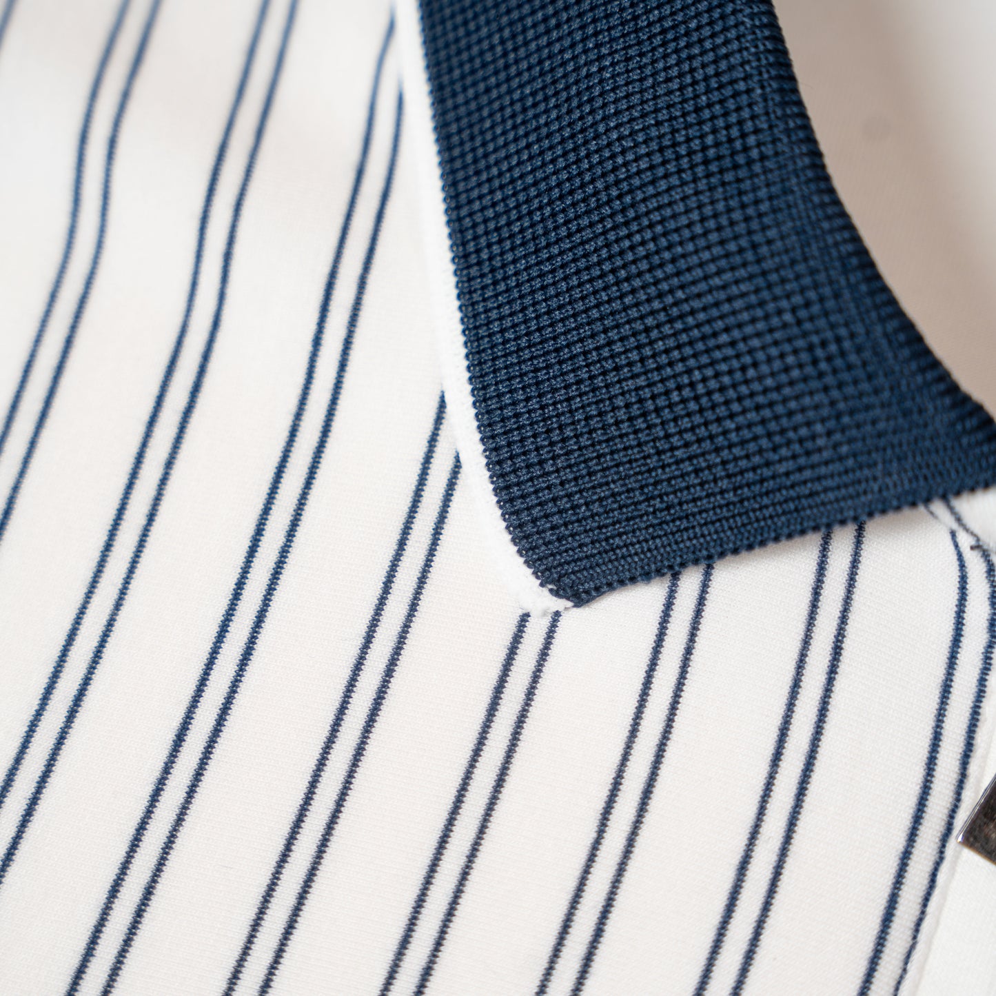 Polo Rayures Verticales Premium