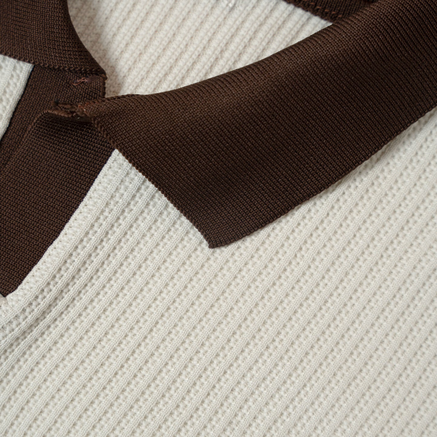 Polo Maille Vintage Contrastée