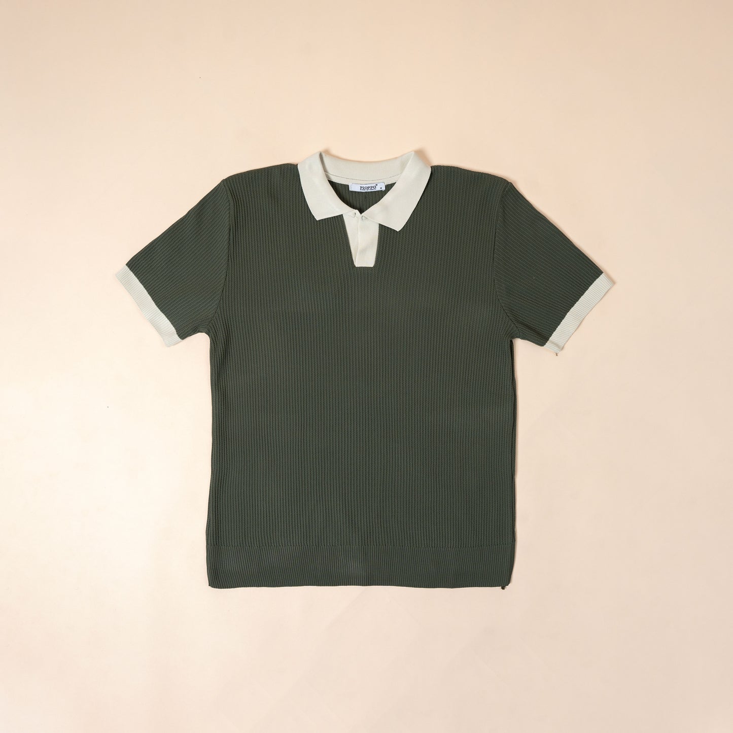Polo Maille Vintage Contrastée