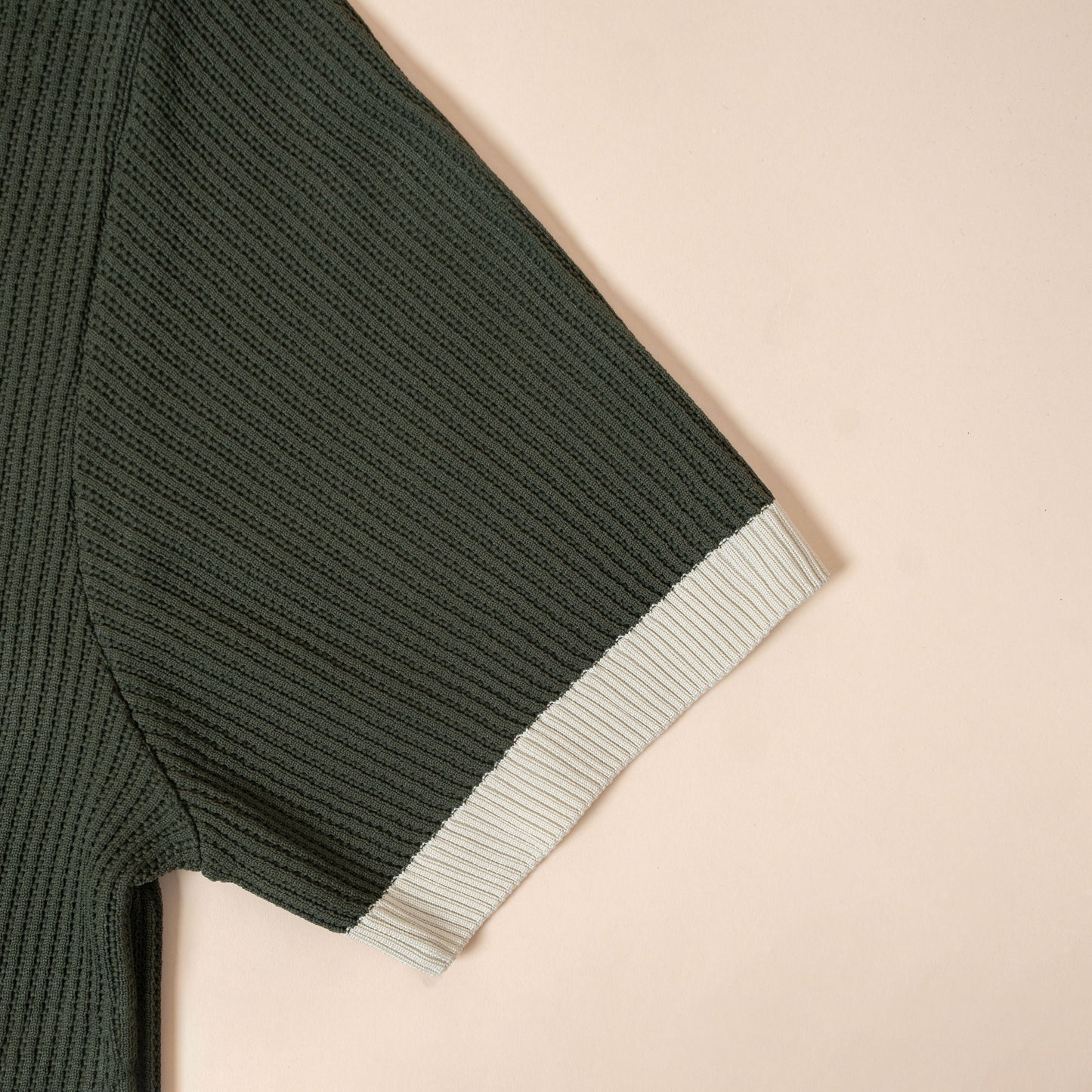 Polo Maille Vintage Contrastée