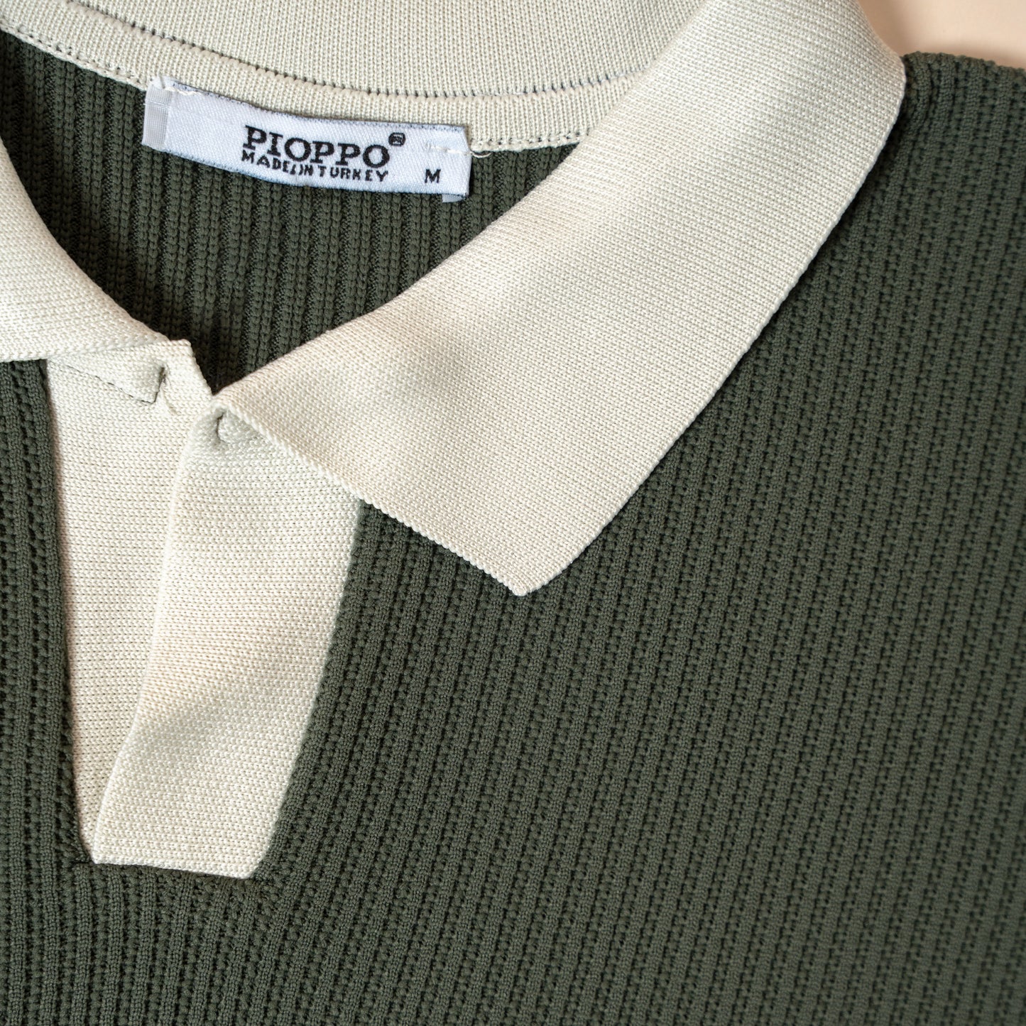 Polo Maille Vintage Contrastée
