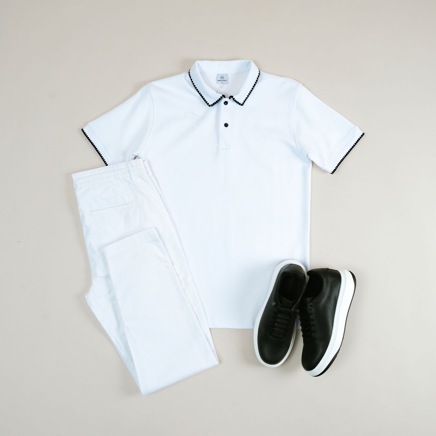 Polo blanc CLEEVER