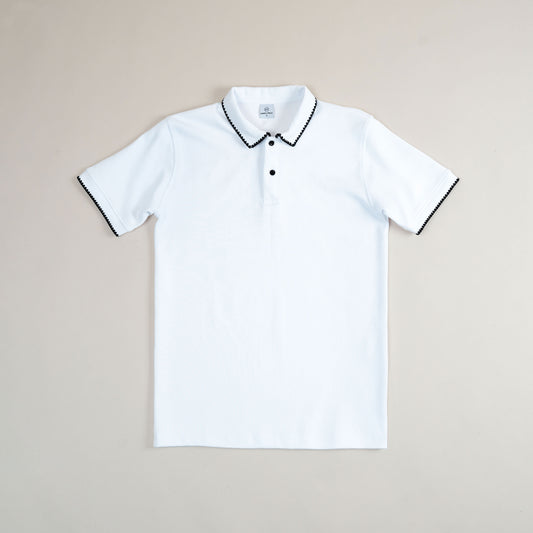 Polo blanc CLEEVER