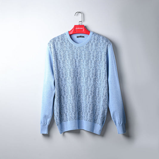 Pull Tricoté — blue ciel