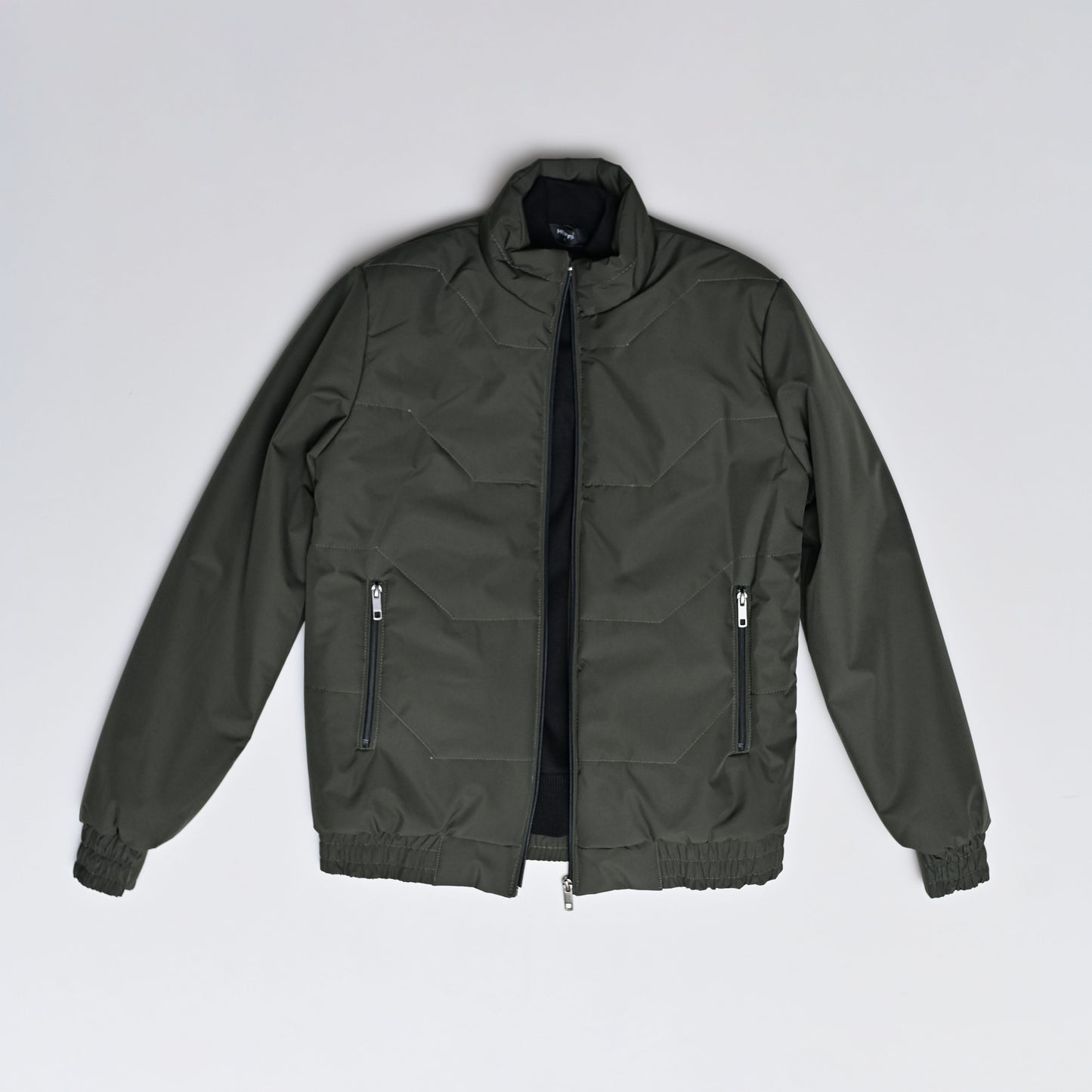 Blouson Légèrement Matelassé — Kaki